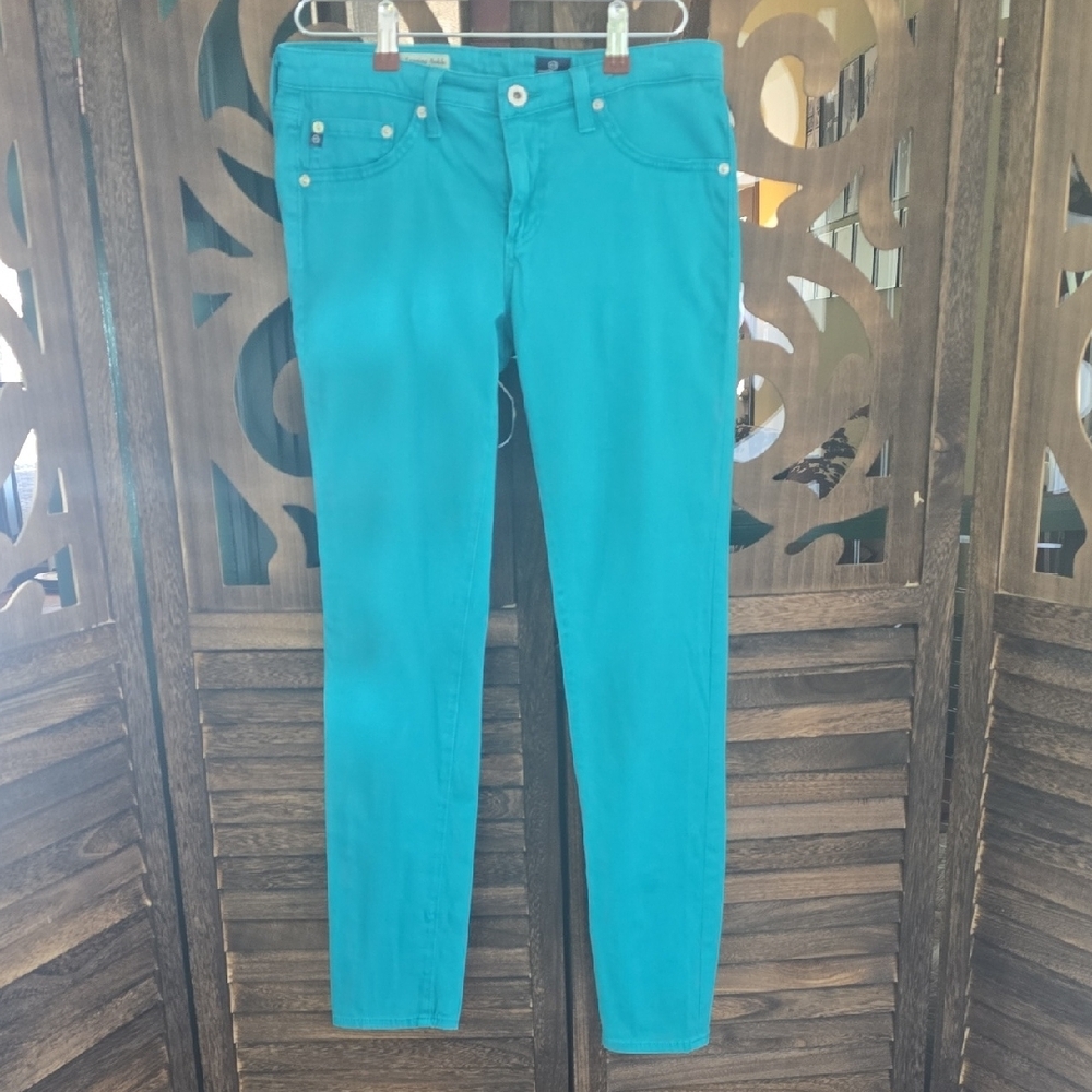 AG Adriano Goldschmied Vibrant Blue Skinny‎ Jeans